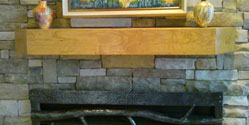 Client mantel before installation